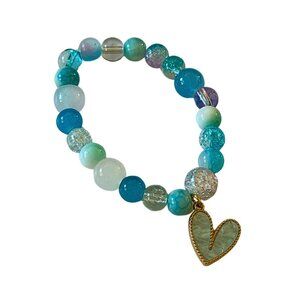 Blue Heart Bracelet